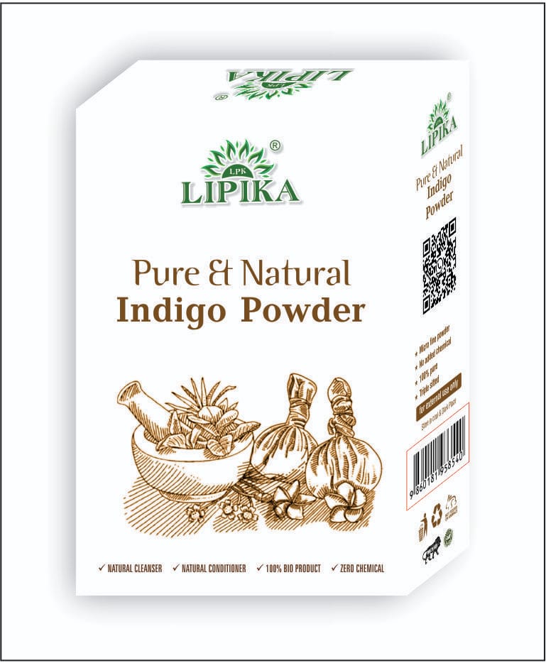 Pure & Natural Indigo Powder for Healthy Black Hair – 100% Herbal